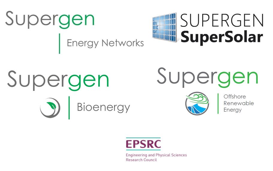 SEN, ORE, Bio, Super Solar and epsrc logos 